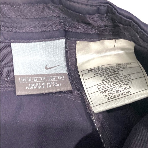 Nike women’s cropped low rise satin like adjustable waist pants size xs 0-2. - Picture 4 of 7